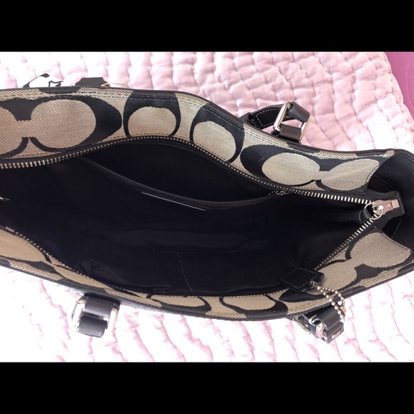 Coach Tote Bag with Silk Scarf - Picture 3 of 6